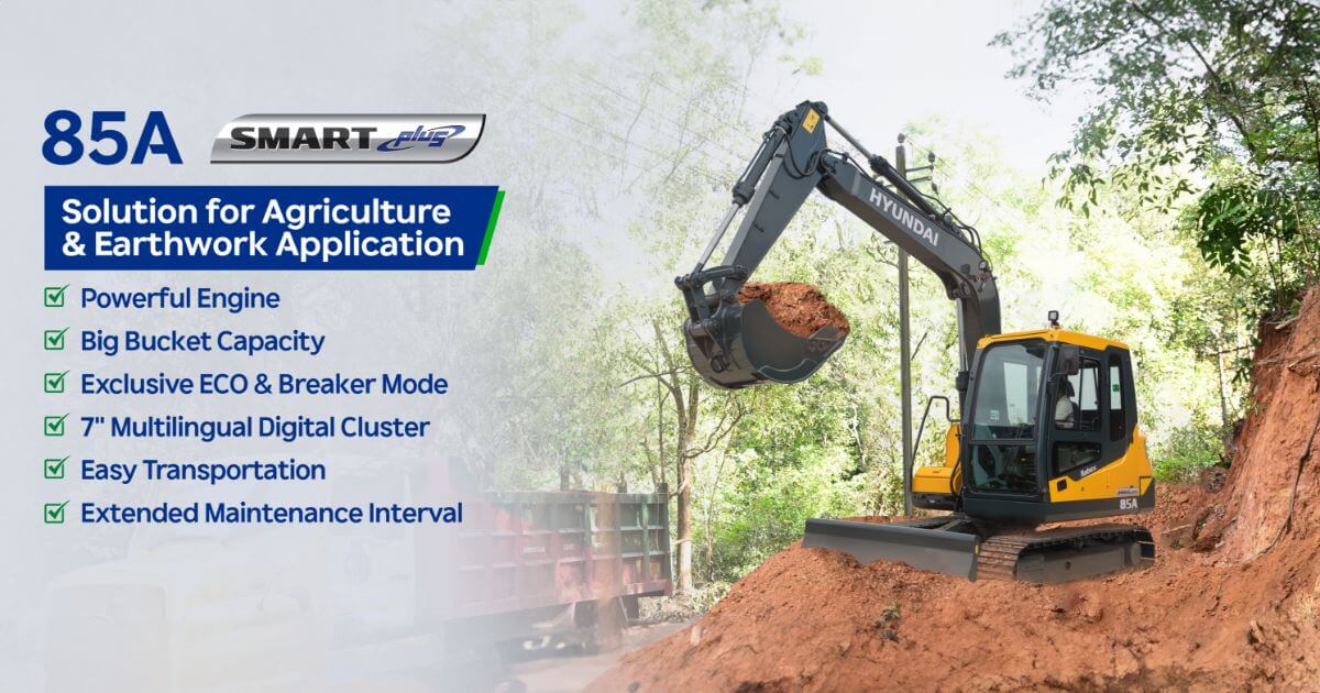 R A Smart Plus Excavator For Infra Agriculture Application