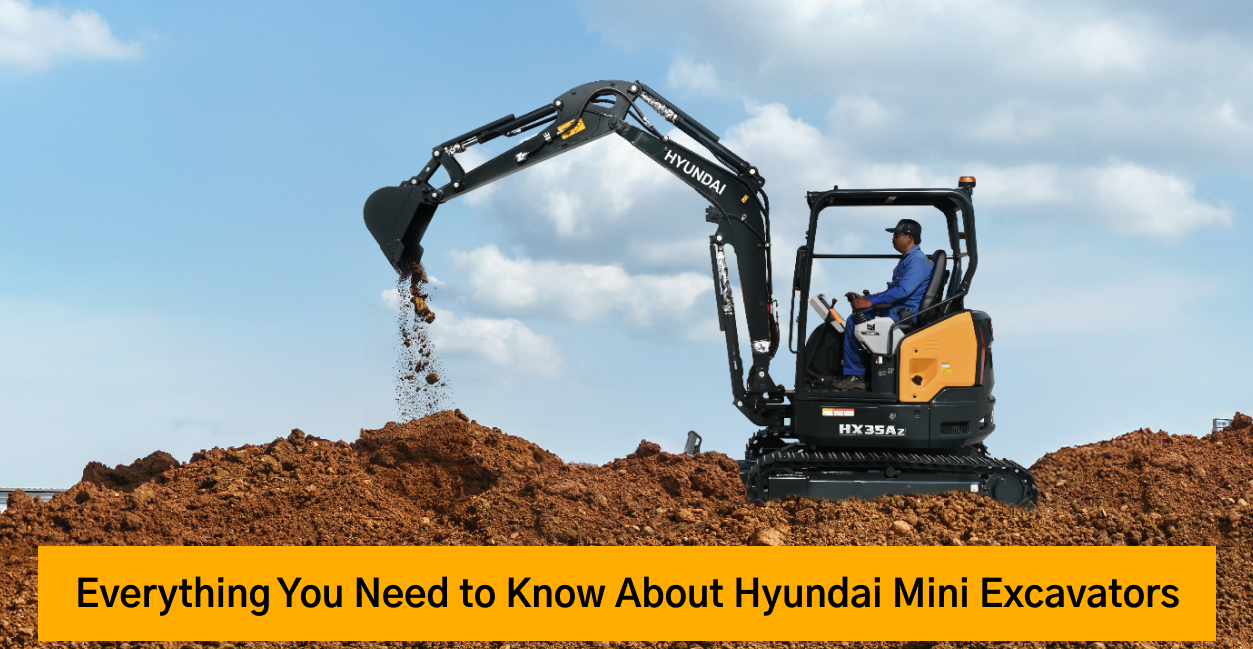 Everything You Need to Know About Hyundai Mini Excavators