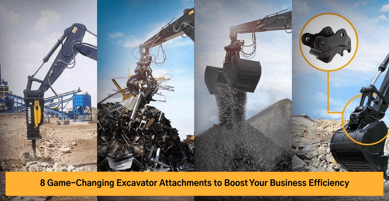 8 Game-Changing Excavator Attachments to Boost Your Business Efficiency