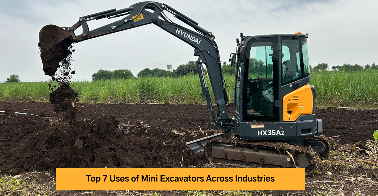 Top 7 Uses of Mini Excavators Across Industries