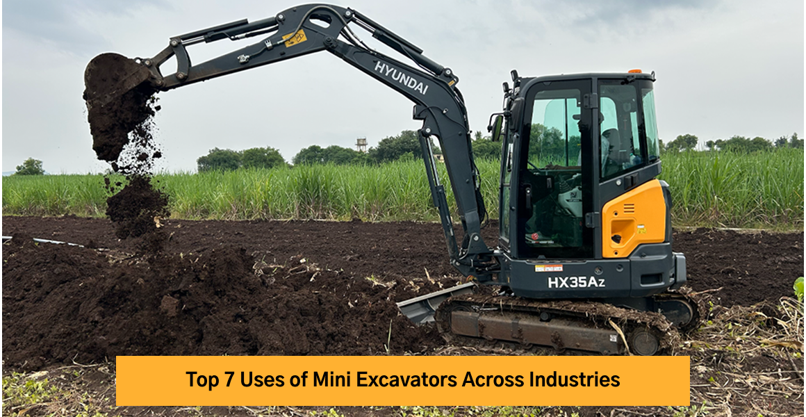 Top 7 Uses of Mini Excavators Across Industries