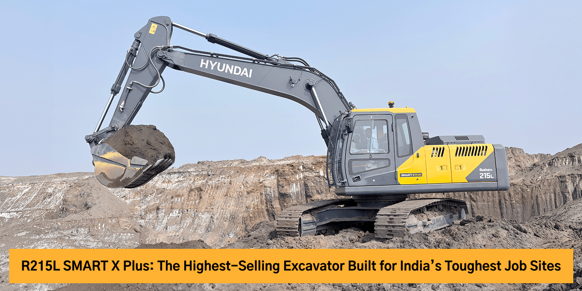 R215L SMART X Plus: The Highest-Selling Excavator Built for India’s Toughest Job Sites