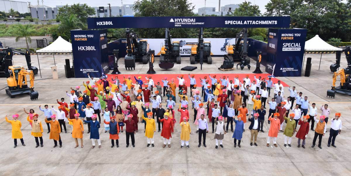 Launch of Hyundai HX380L Mining Excavator