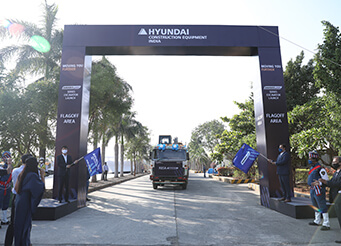 Launch of New Excavator fleet from Hyundai Construction Equipment India Pvt. Ltd.