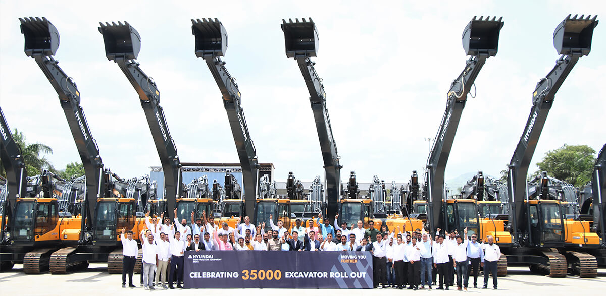 35,000 Excavator Roll Out