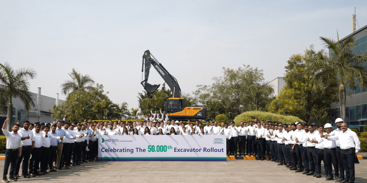 50,000th Excavator Roll Out