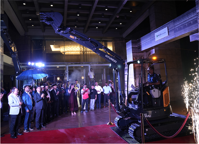 HD Hyundai Construction Equipment India Launched the HX30Az Mini-Excavator in Kochi
