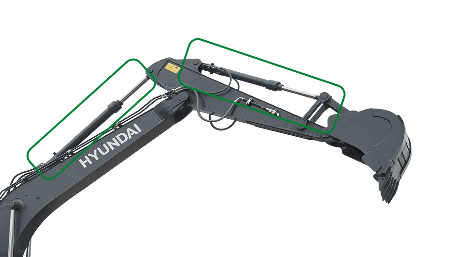 Bigger Cylinder Rod Diameter