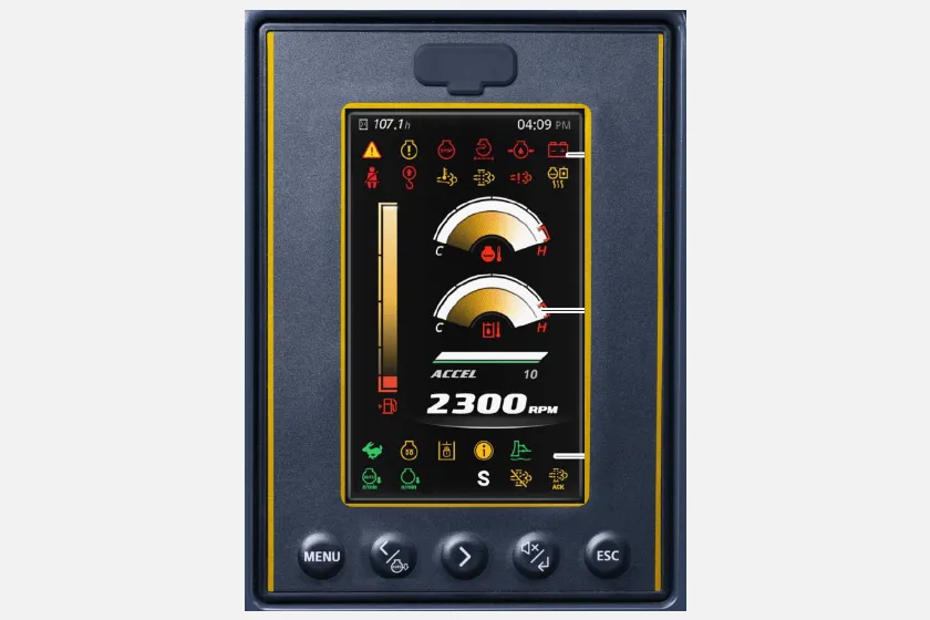 New 5" LCD Digital Cluster