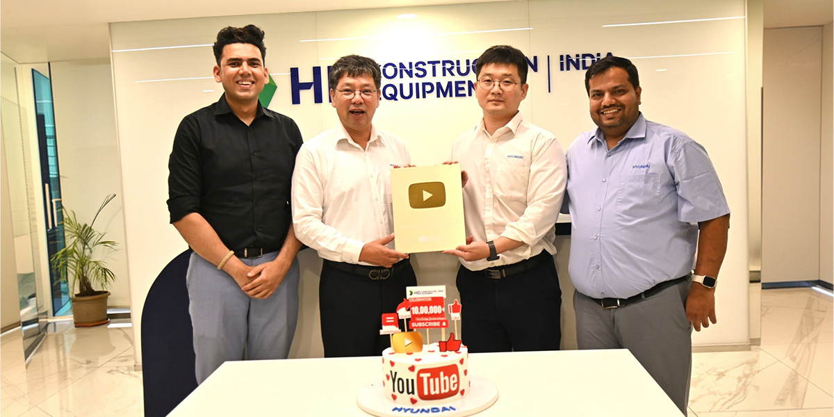 Hyundai CE India with Silver Play Button