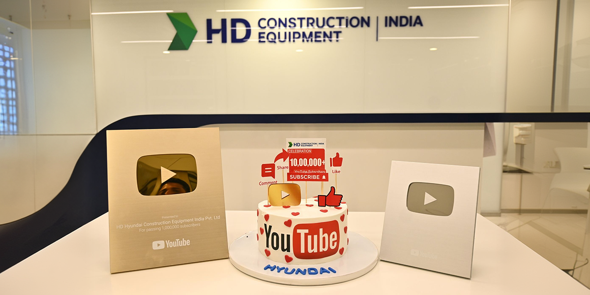 Hyundai CE India with Silver Play Button